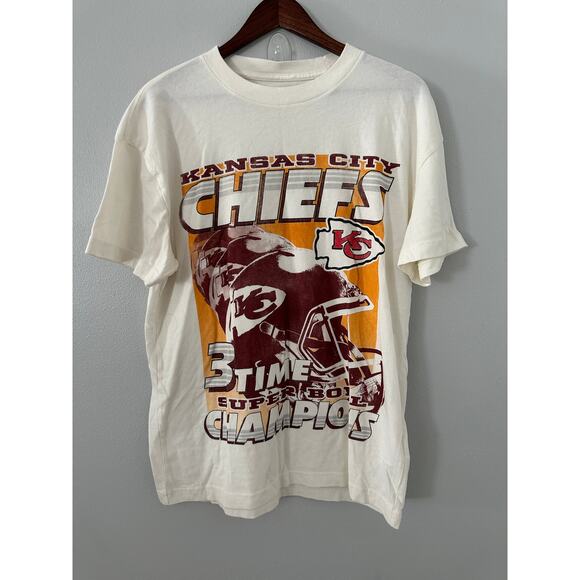Abercrombie & Fitch Vintage Kansas City Chiefs 3 Time Champions T-Shirt